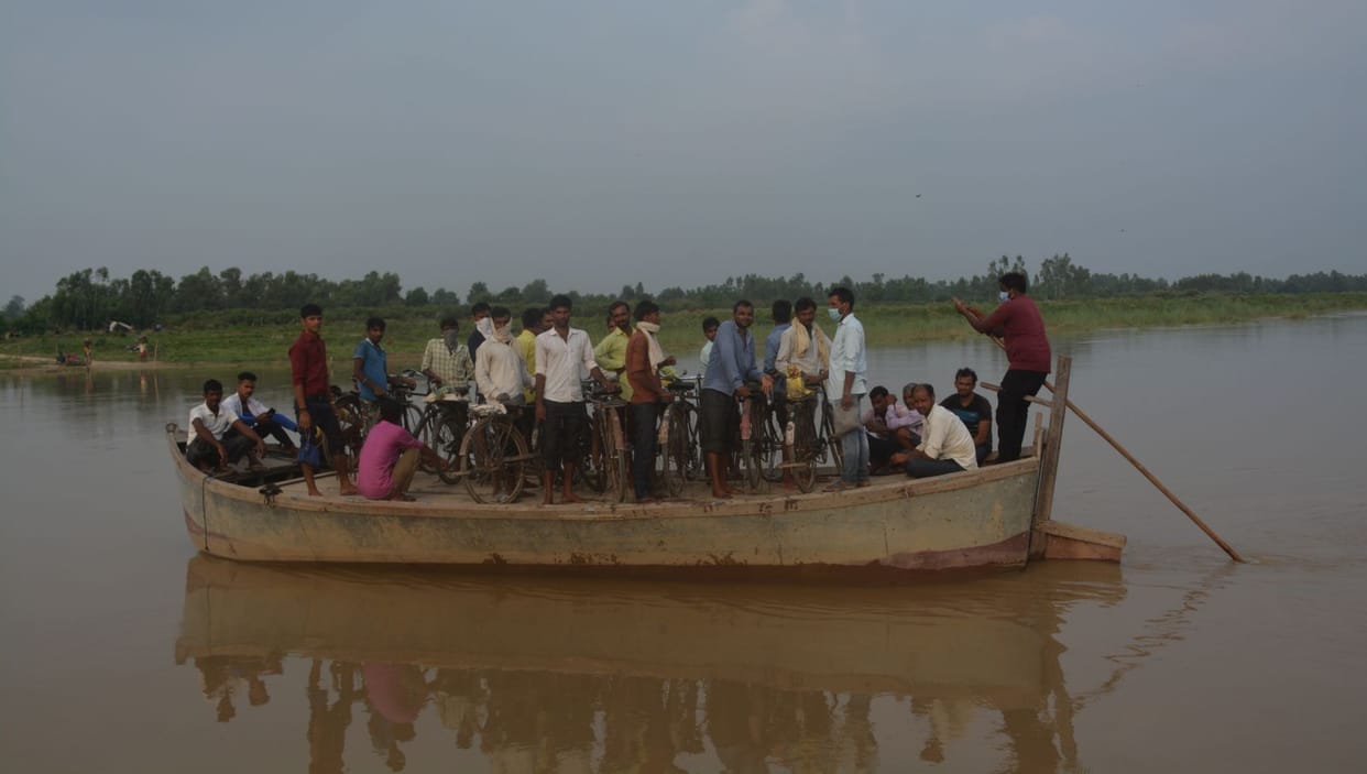 ganga water level same and ranganga increas 64 centimeter