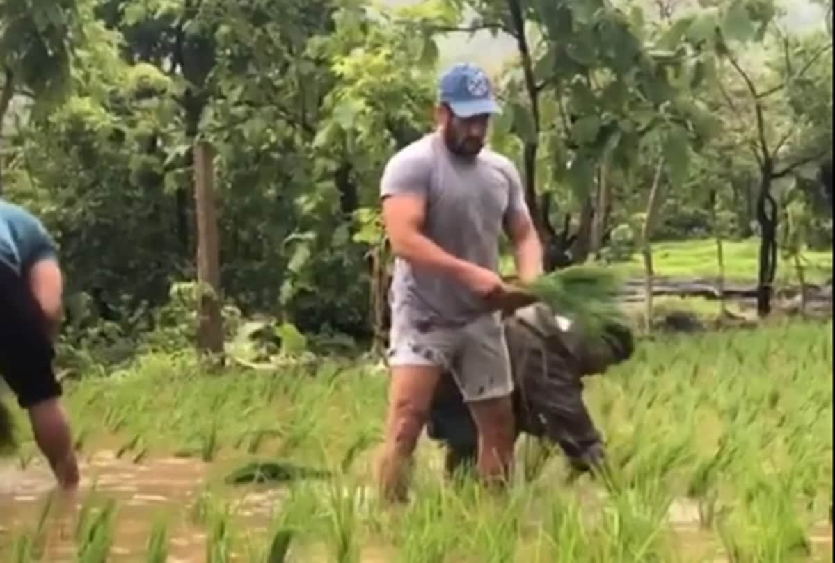 Salman Khan farming photo goes viral on social media