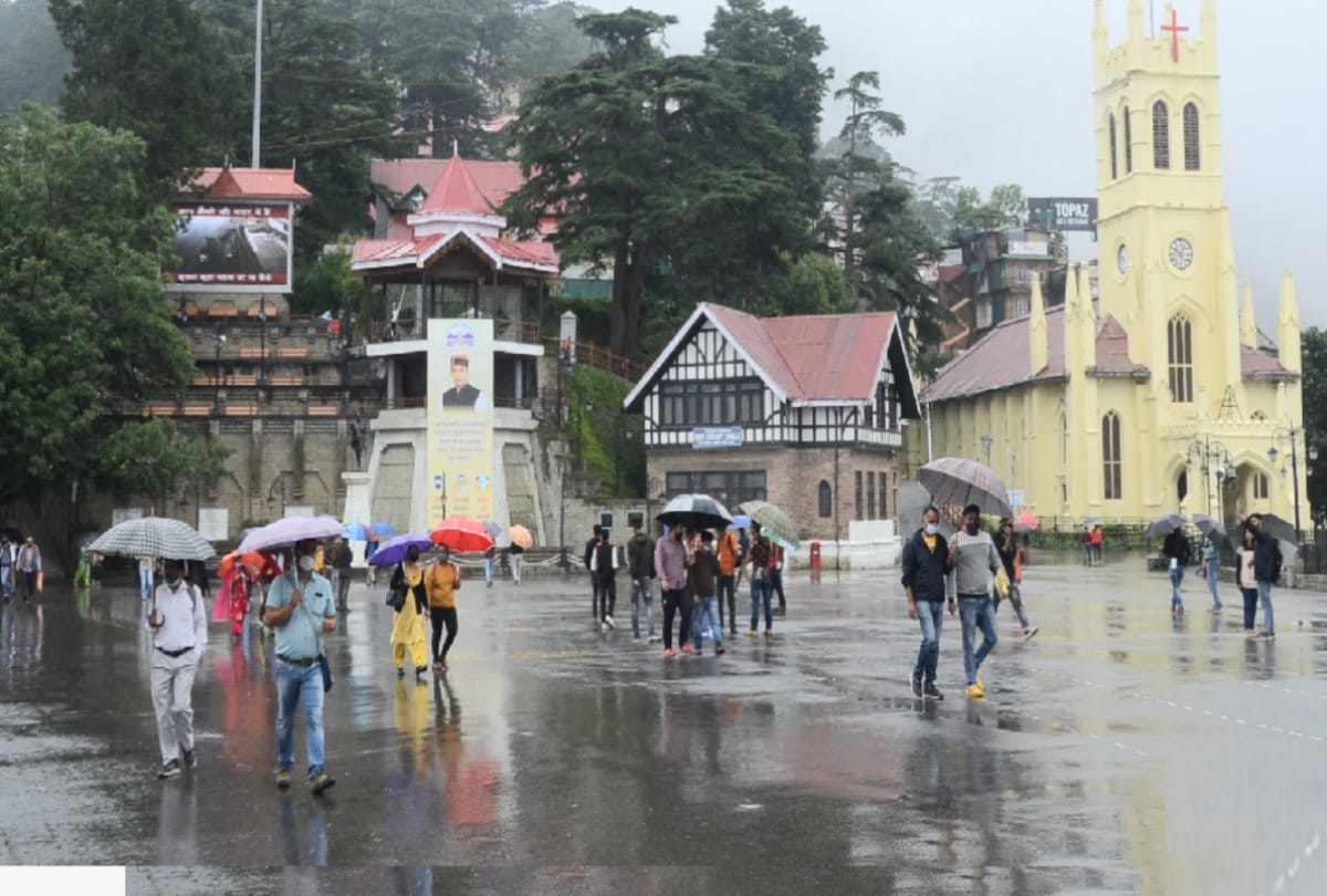 himachal weather report: Light snowfall in Rohtang, rainfall in Shimla and Kullu