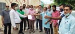 र्रपुरा के मुख्यमंत्री की आपत्ति जनक टिप्पणी को लेकर विरोध में सिटी मजिस्ट्रेट को ज्ञापन देते उ?