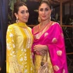 kareena kapoor karisma kapoor family time in ganesh darshan with beautiful ethnic wear