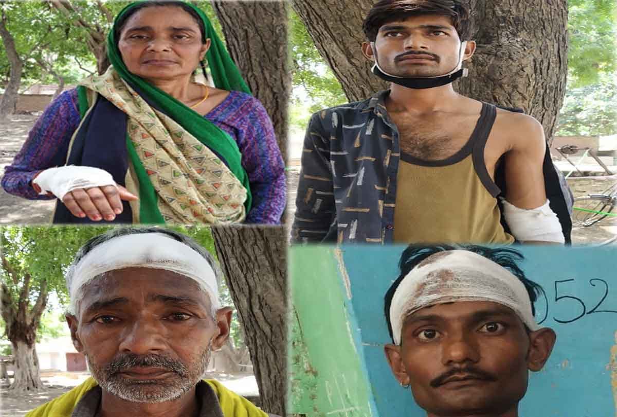 Eight people injured in stoning on both sides in kanpur dehat