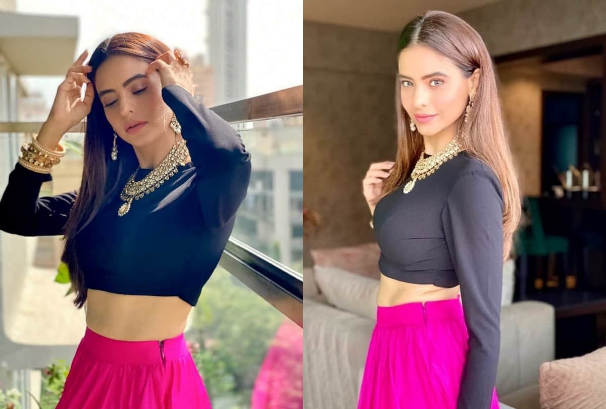 tv actress aamna sharif look royal in silver shade beautiful lehenga