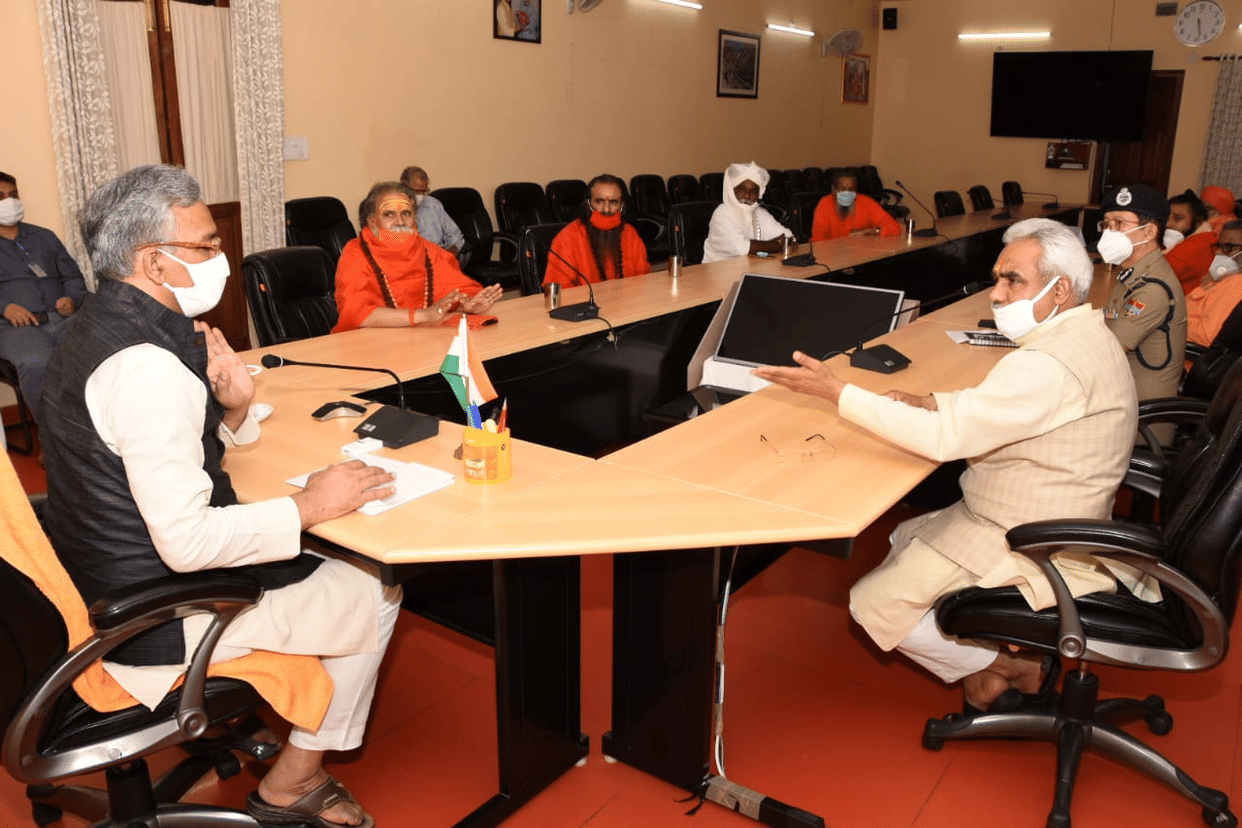 Haridwar Kumbh To be held on time, funds will be given to akhada to make arrangements: Chief Minister