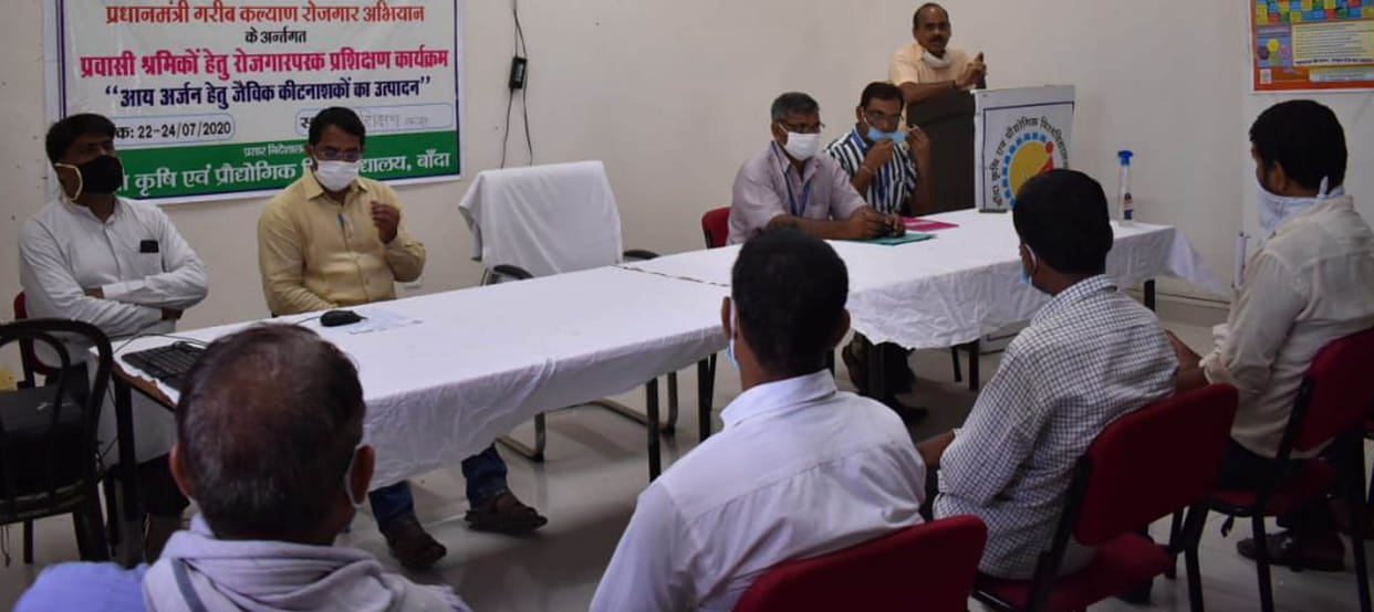 Employment training given to migrant workers