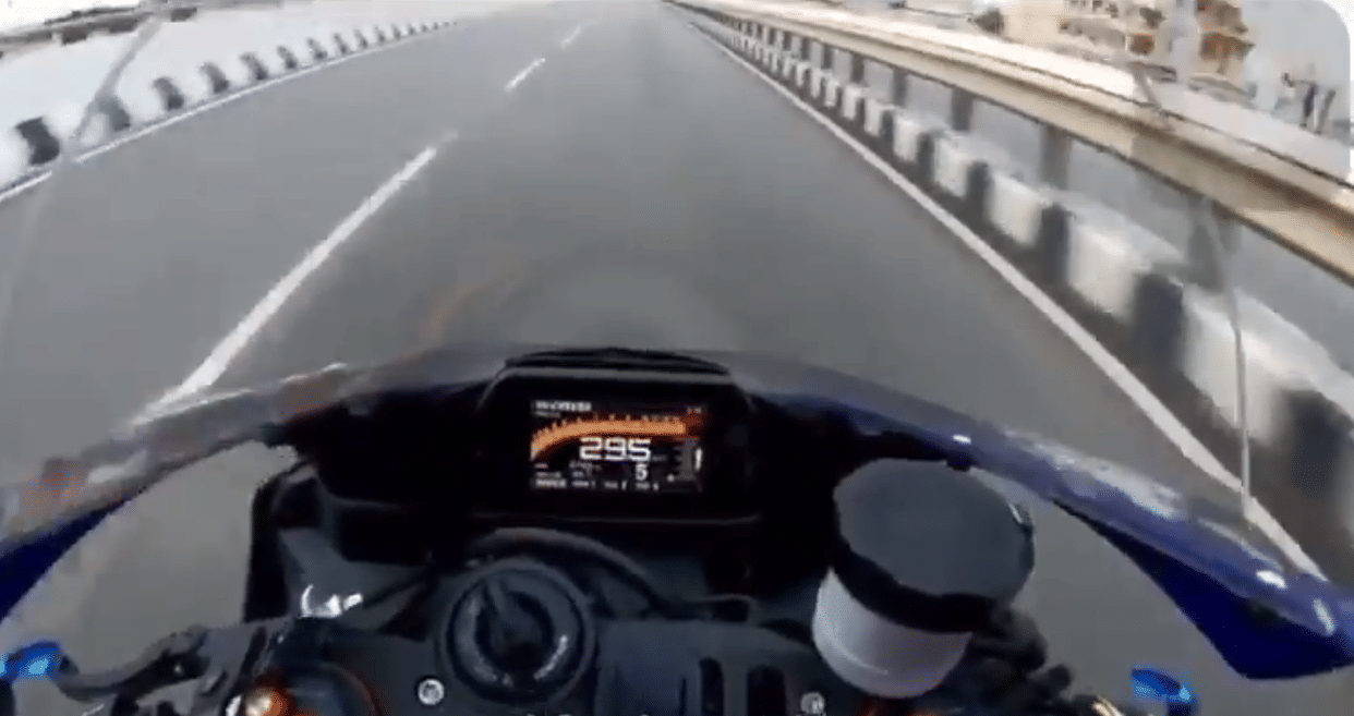 Police arrest Rider, who rides a Yamaha R1 at a speed of 299 kmph on Bengaluru E-City flyover, video goes viral