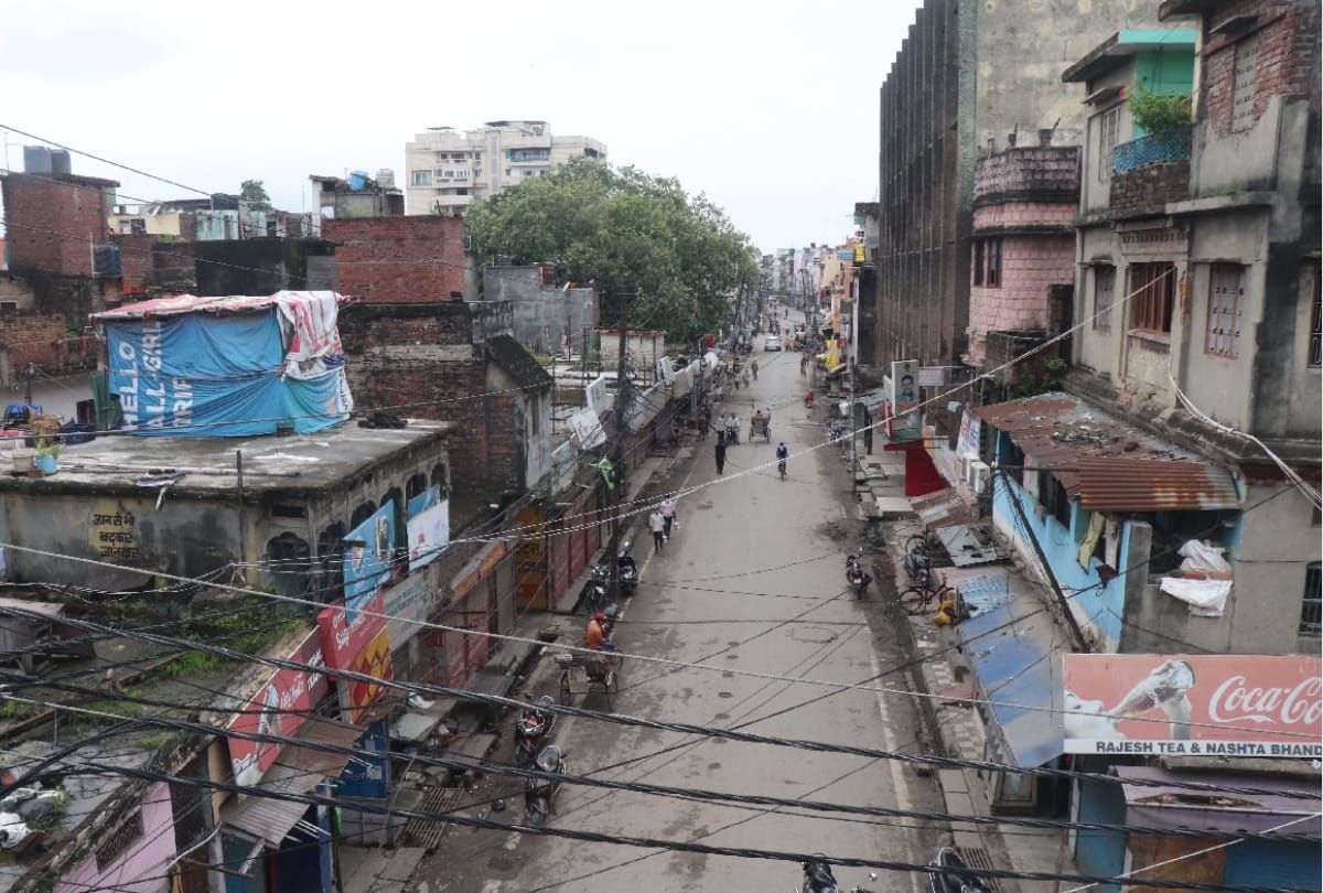 Corona effect people Silence in Gorakhnath-Shahpur and other areas also reduced during lockdown