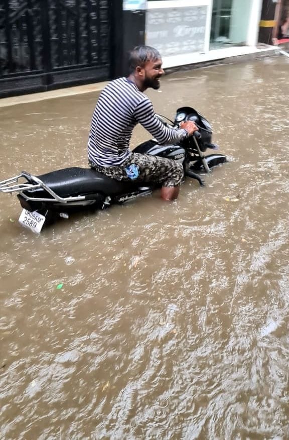 The situation deteriorated due to rain, water logging increased problems