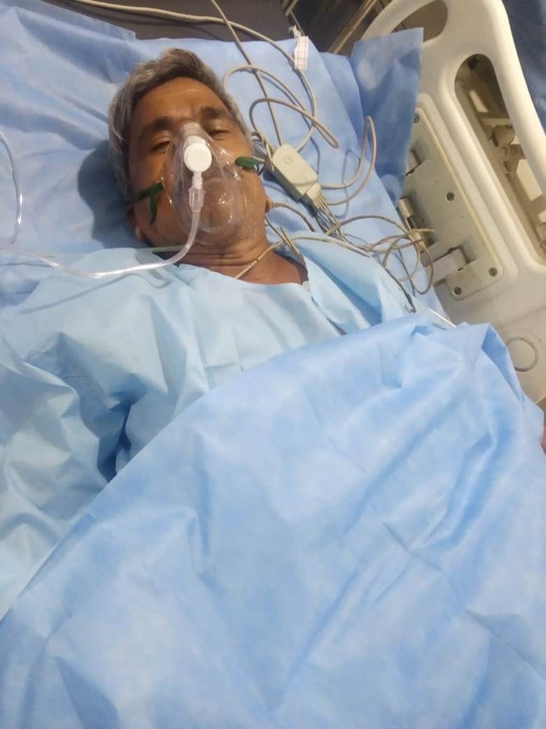old man injured in bull attack