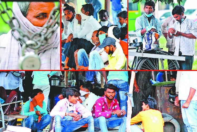 Story of laborers wandering for employment in Chandigarh