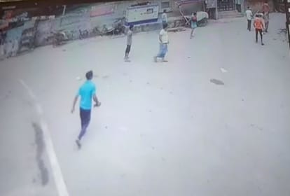 Bank and revenue team went to recovery attacked ran and beaten police saved