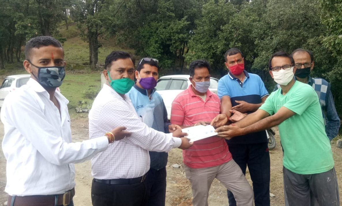 Ladhura cultural forum became the support of the fire victim