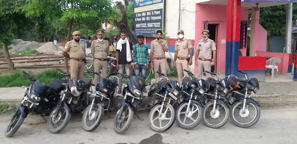 Two crooks of interstate bike thief gang caught