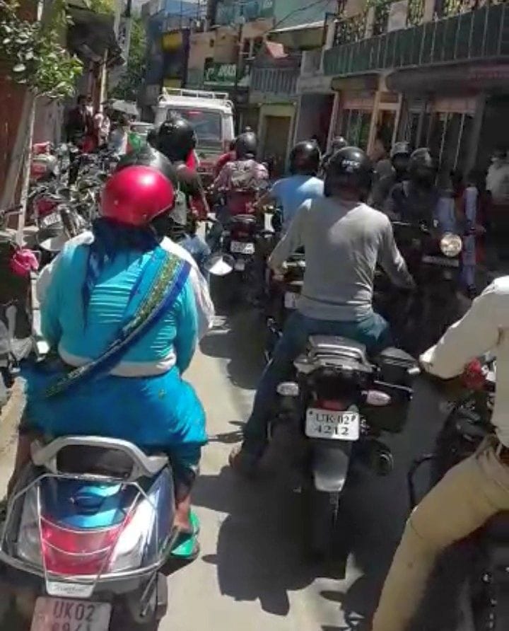 Trafffic Jam in Bageshwar