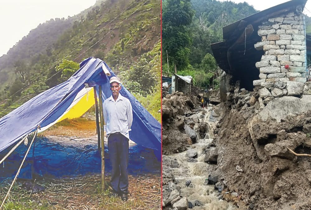 Disaster in Pithoragarh Uttarakhand: Nine Dead bodies Recovered till now, villagers spent night in tent