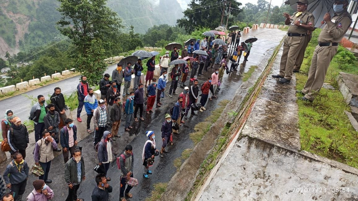 If work is not available for the whole month, BRO workers will do road jam