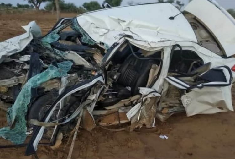 Six People of Haryana Died in Road Accident in Rajasthan