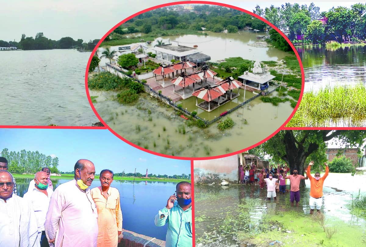 Gorakhpur Flood News Rapti river flowing 56 cm above danger mark Flood water enter more village