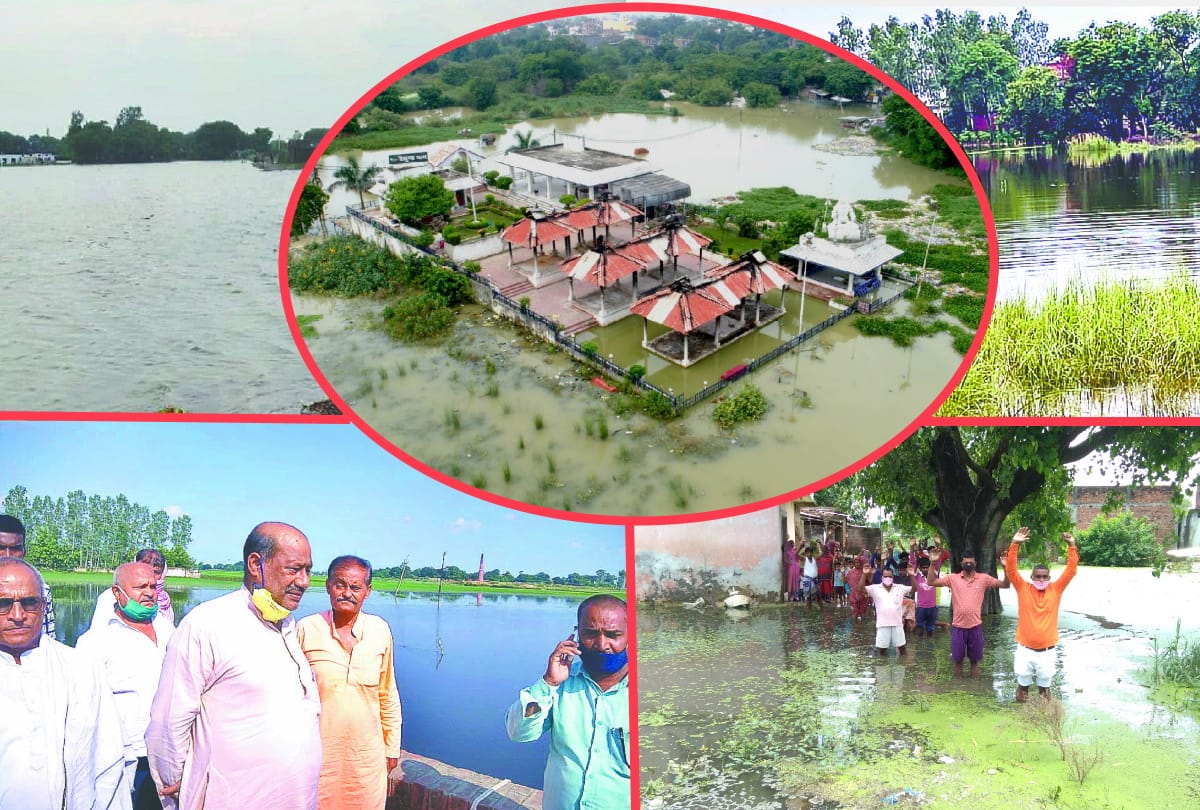 Gorakhpur Flood News Rapti river flowing 56 cm above danger mark Flood water enter more village