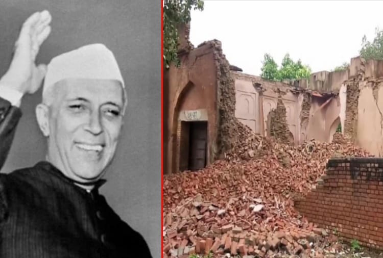 The Historical Jaito fort collapsed due to rain, Its history is associated with Jawaharlal Nehru
