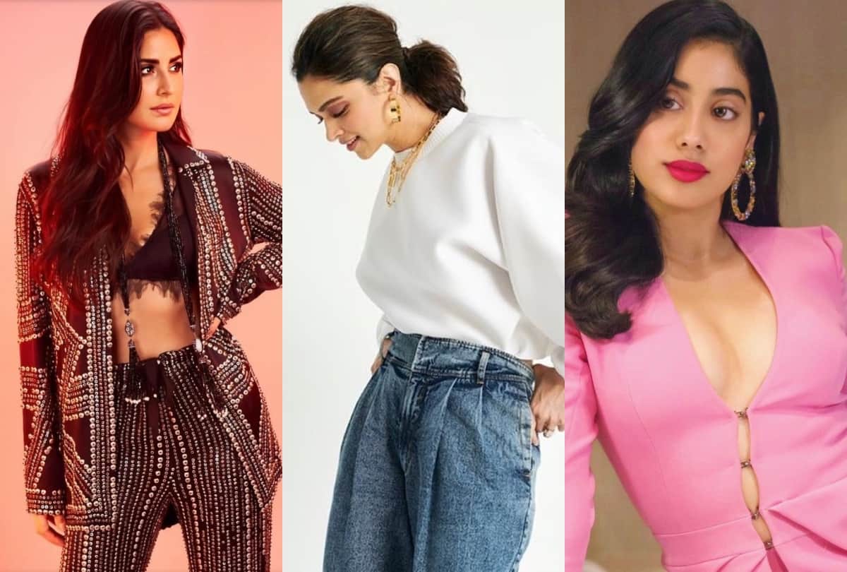 deepika padukone anushka sharma to janhvi kapoor rock the red carpet in beautiful feather dress take a look