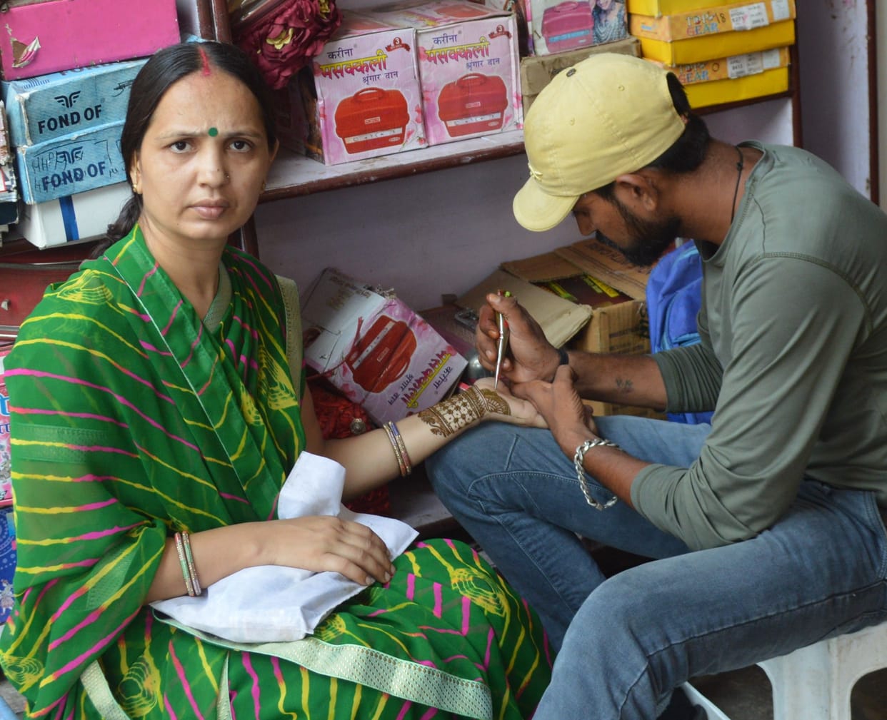 Hathras: The beautiful women adorned with greenery