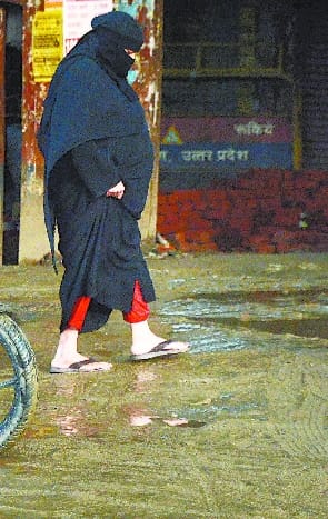 Road from Shyamganj to Kalibari disappears, people slipping in swamp
