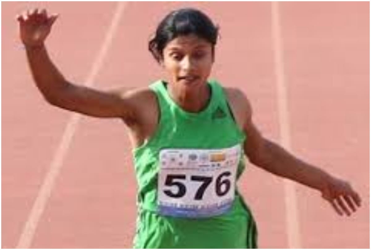Srabani Nanda ran in the 100 meter race between Covid19 in Jamaica