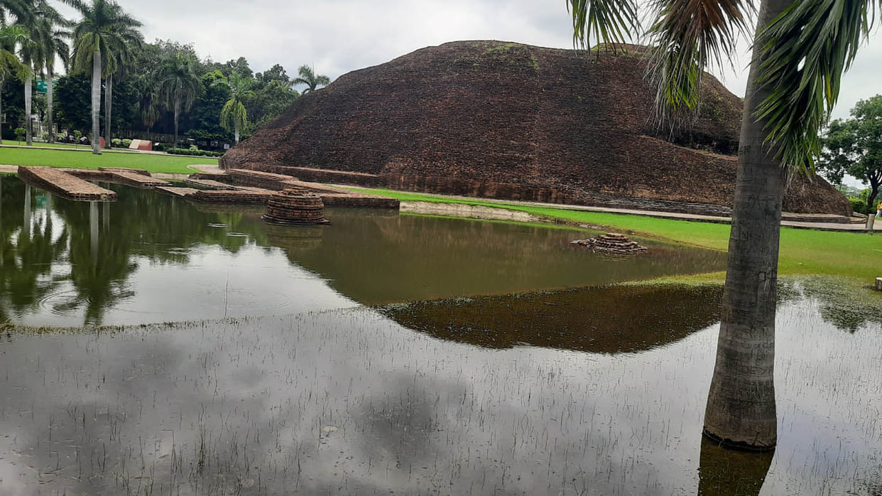 heritage of lord buddha dipped in water