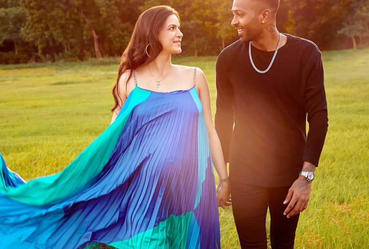Natasa Stankovic Posts First Picture with newborn son and husband hardik pandya