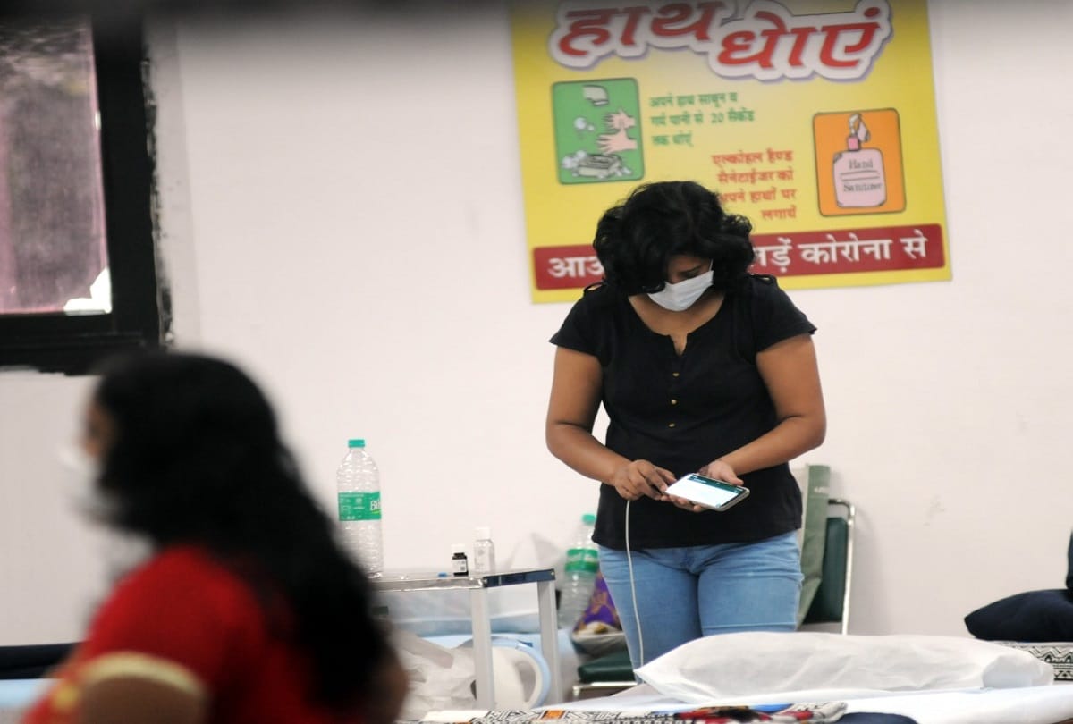 delhi akshardham common wealth games covid care centre woman ward photos see how they start their day