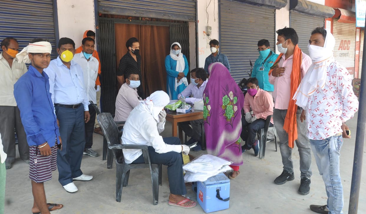 Eight more people including CHO of Sukhpalnagar PHC infected corona