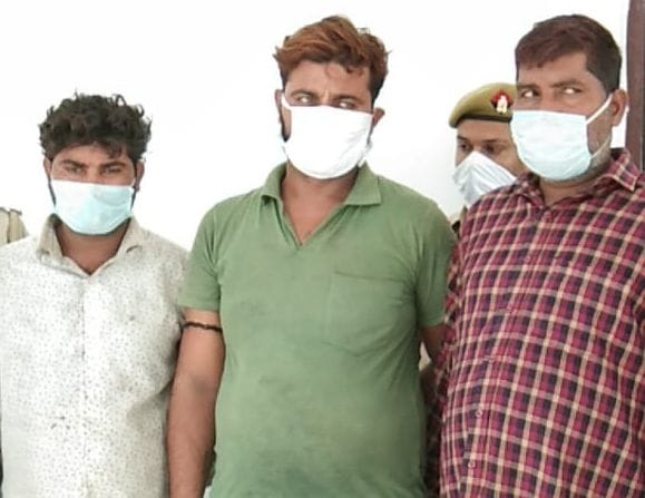Aligarh: Three robber arreted after encounter in Gabbhana