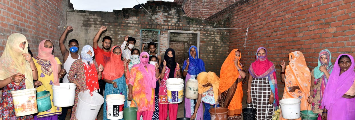 water problem in chandausi sambhal