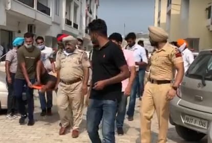 Mohali News in Hindi: Punjab Police caught four gangsters from Kharar, Mohali