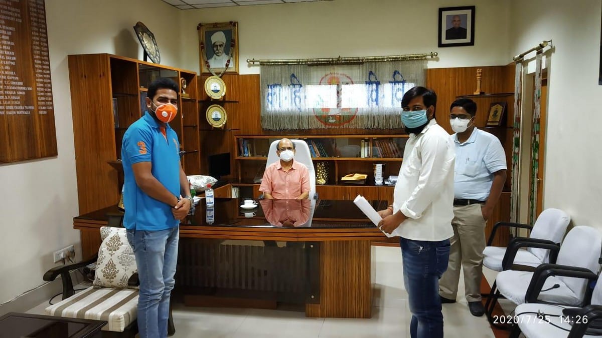 ABVP submitted demand letter consisting of BHU Vice Chancellor for do not exam during coronavirus pandemic