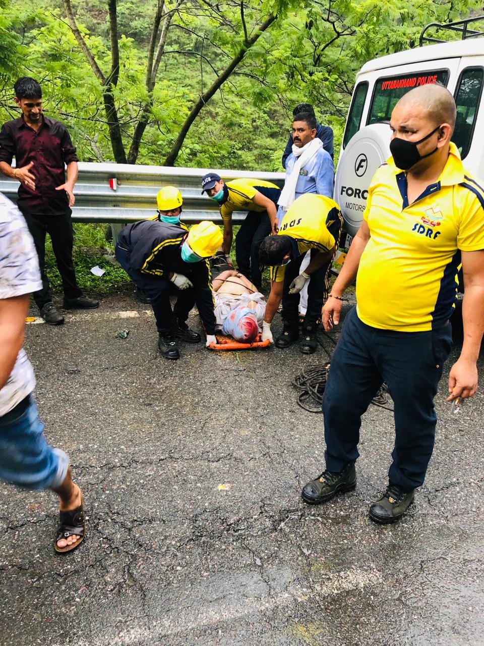 uttarakhand news: bolero accident at bhowali almora national highway, three died, seen photos
