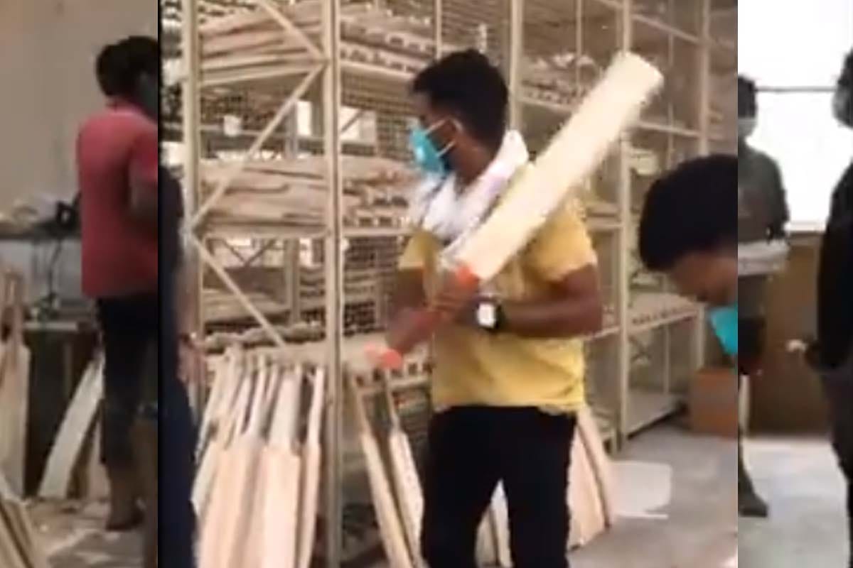 IPL 2020 : cricketer Suresh Raina and Rishabh Pant bought cricket Bat from SG in Meerut