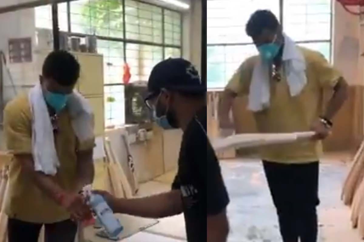 IPL 2020 : cricketer Suresh Raina and Rishabh Pant bought cricket Bat from SG in Meerut