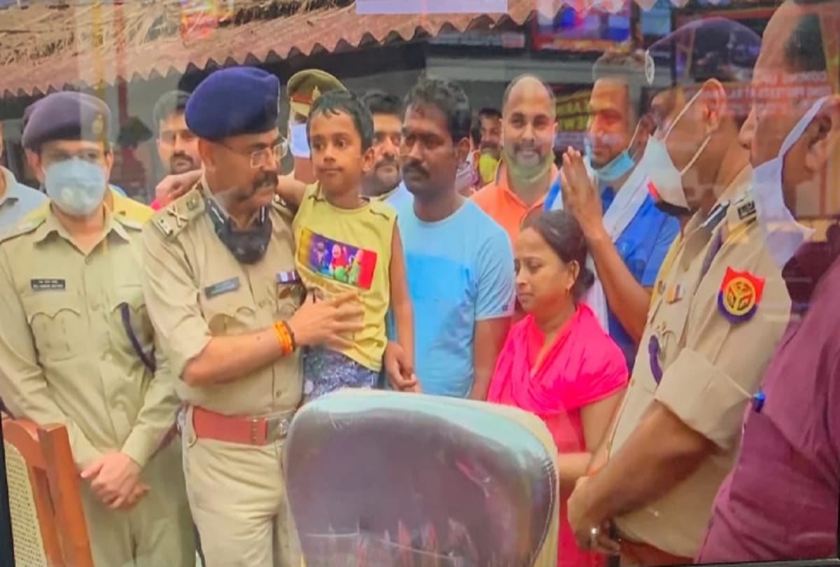 Gonda Kidnapping Case News in Hindi: son of businessman recovered, four gangsters including woman arrested in encounter with STF