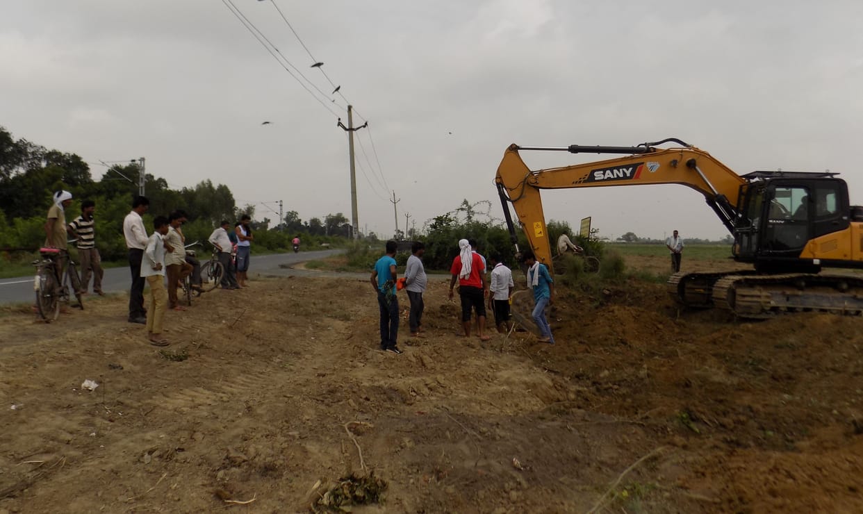 work in hightway done in kannauj