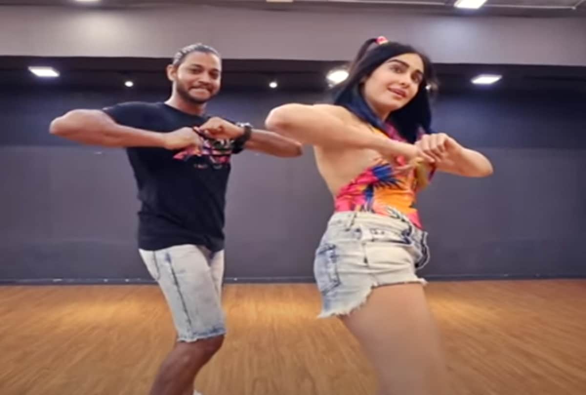 Adah Sharma Throwback viral Dance video with Choreographer Melvin Louis