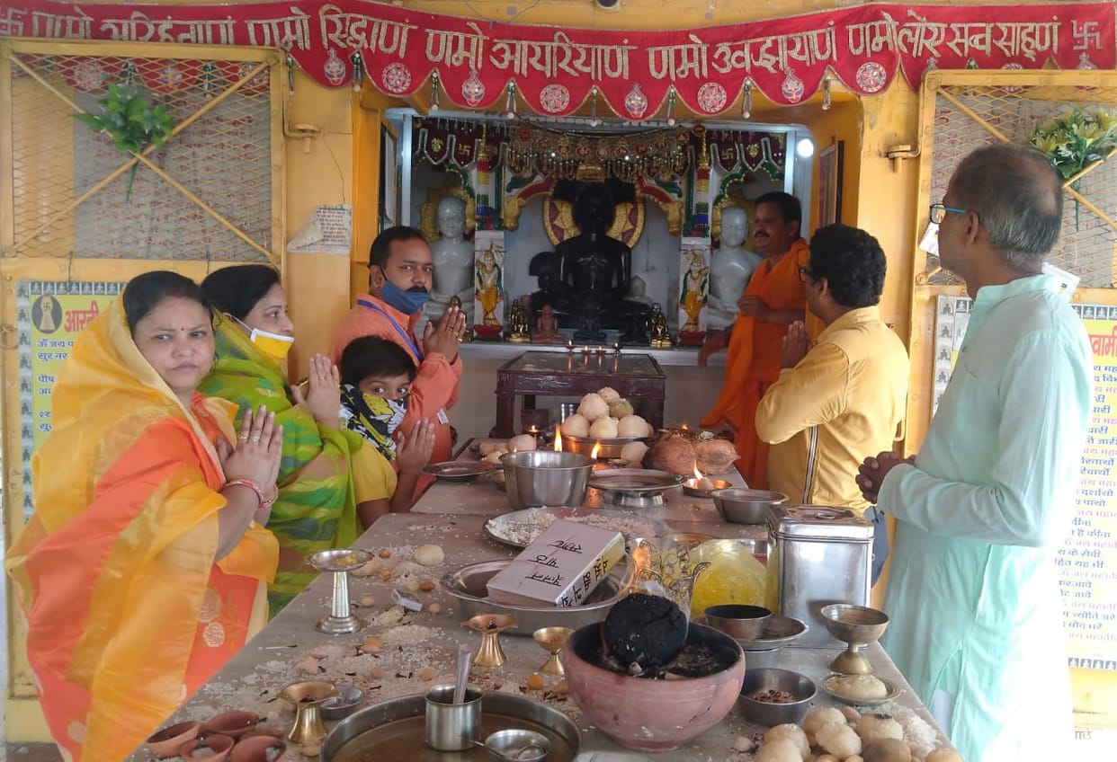 Nirvana Ladoo offered at Nakshi ji temple on Moksha Saptami