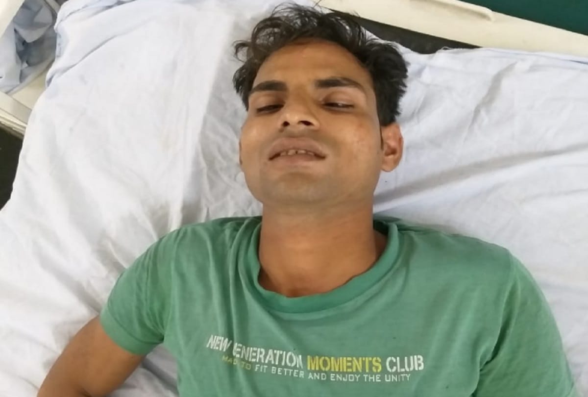 Encounter with animal smugglers in Aligarh, a crook injured, fellow absconding