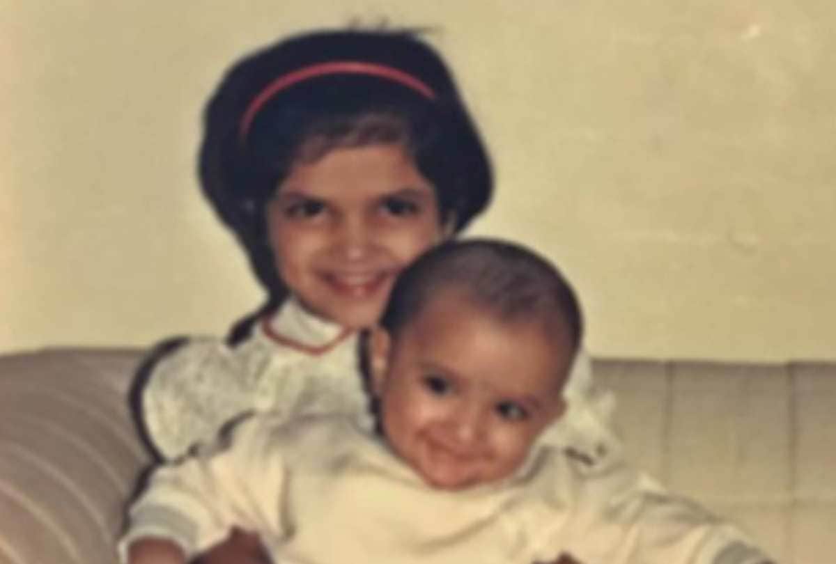 throwback photo cute deepika padukone with her sister anisha padukone