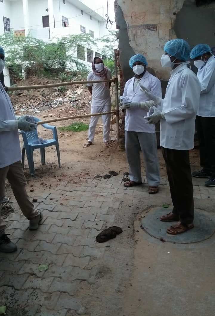 Distributed Ayurvedic medicine to increase immunity in the containment zone