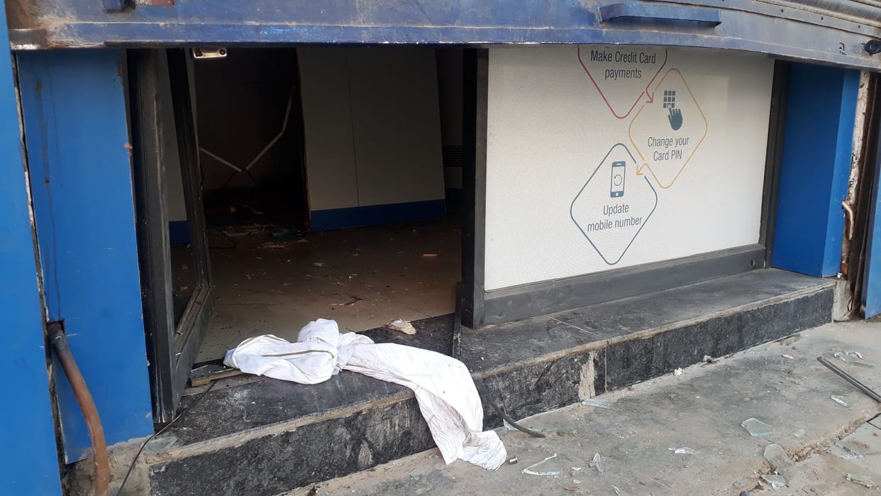 ATM, Broken, theft, bank