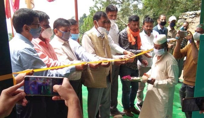 First Pirul power plant of the district started in Chaubati