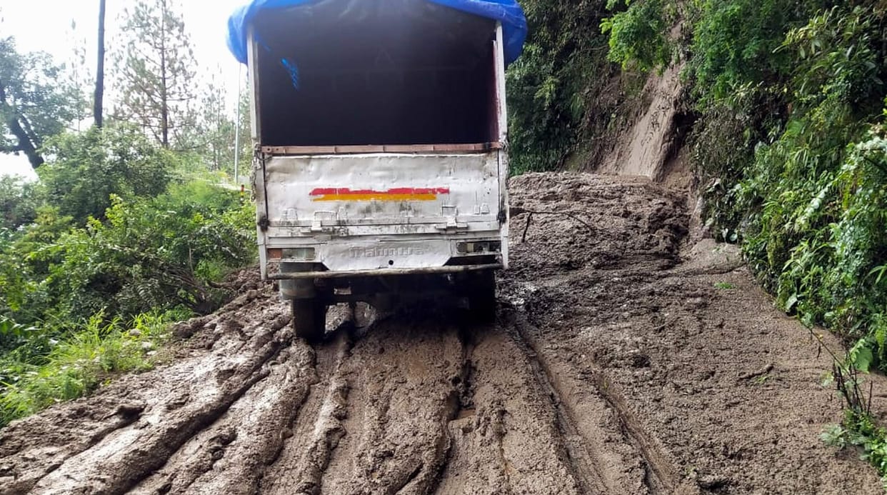 Landslide blocked many routes including Yamunotri Highway
