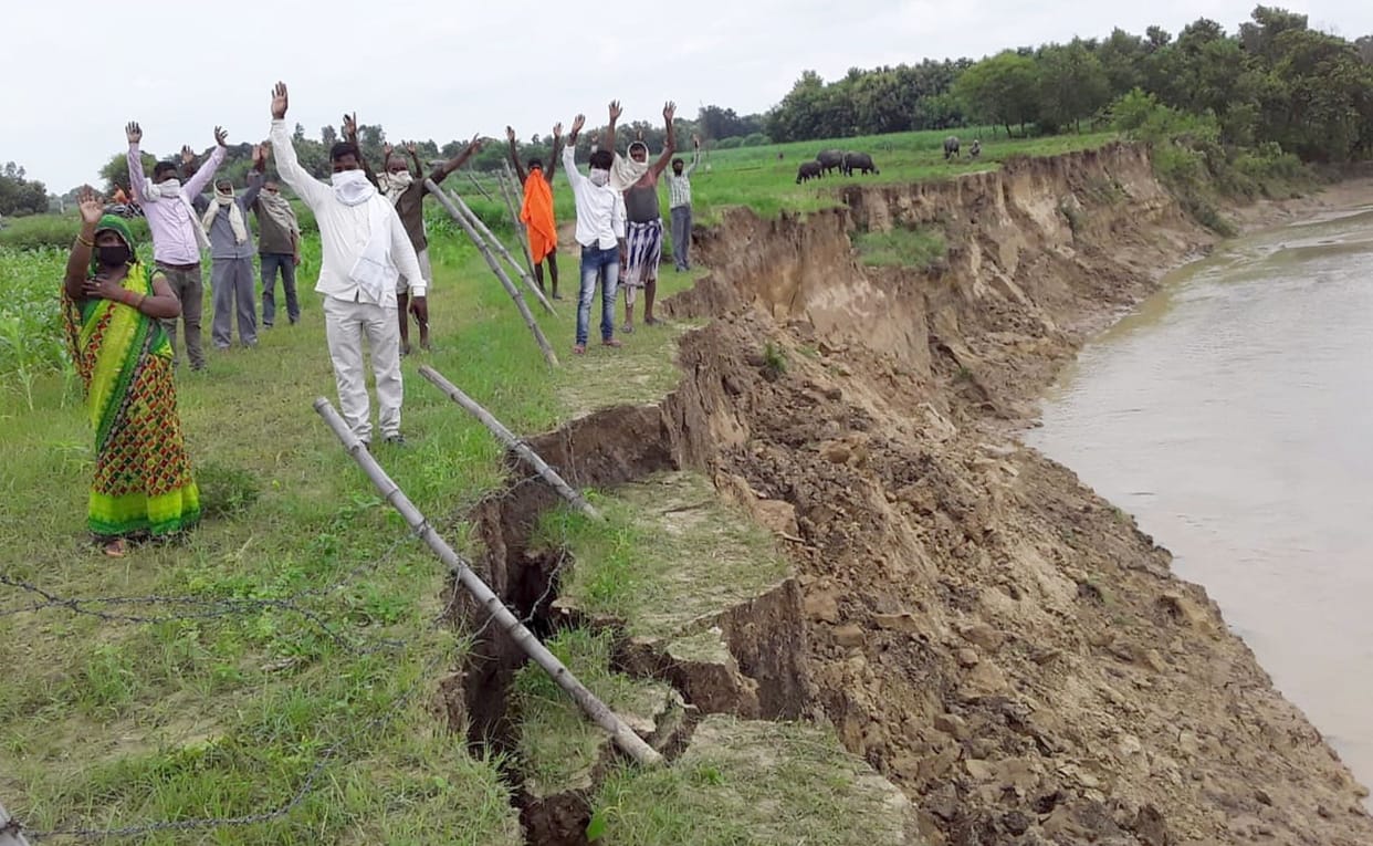 The existence of Sahatipurwa village was erased from the drainage of the hill drain
